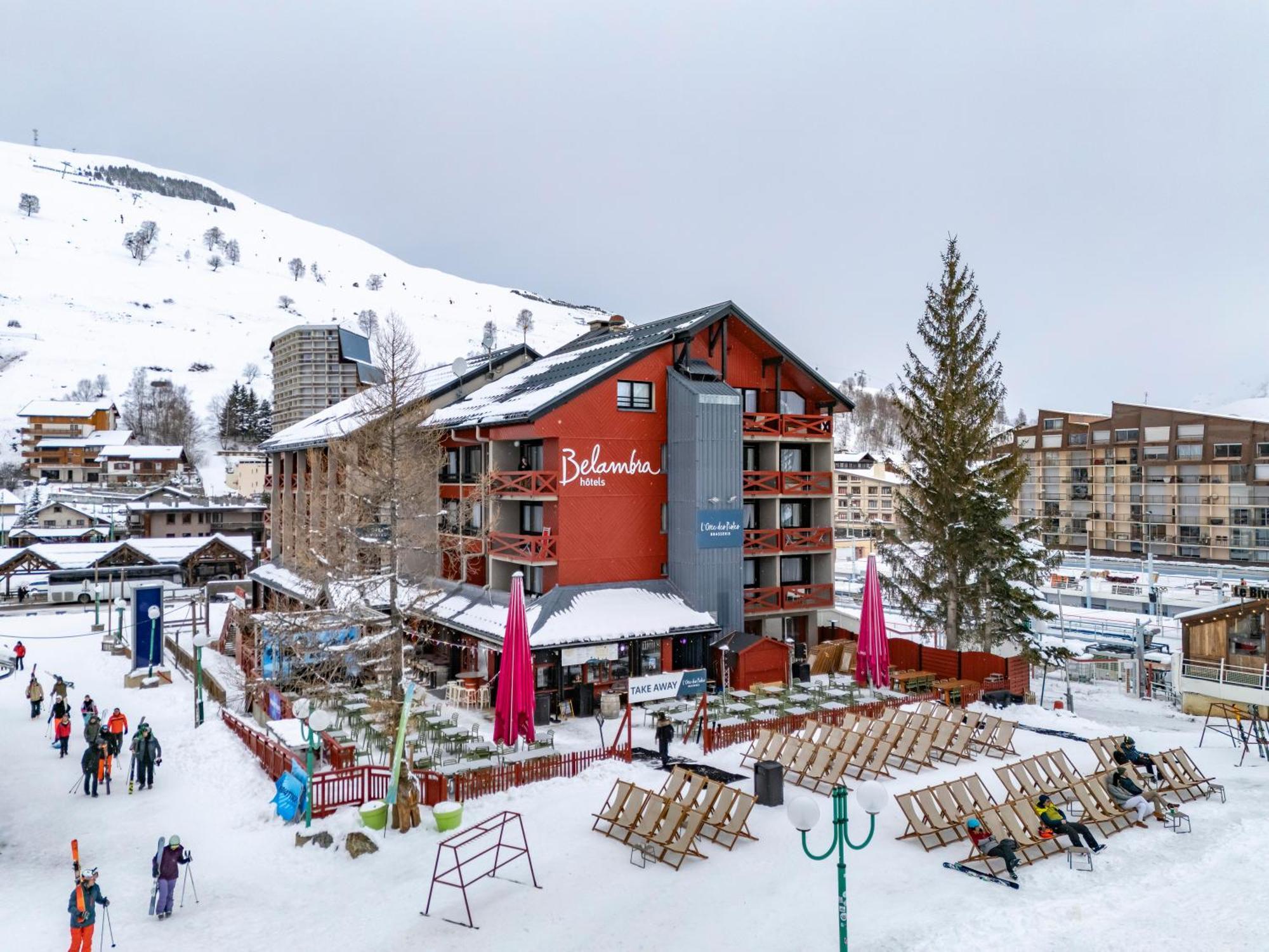 Belambra Hôtel Les 2 Alpes - L'Orée Des Pistes - Demi-Pension Les Deux Alpes Exterior foto