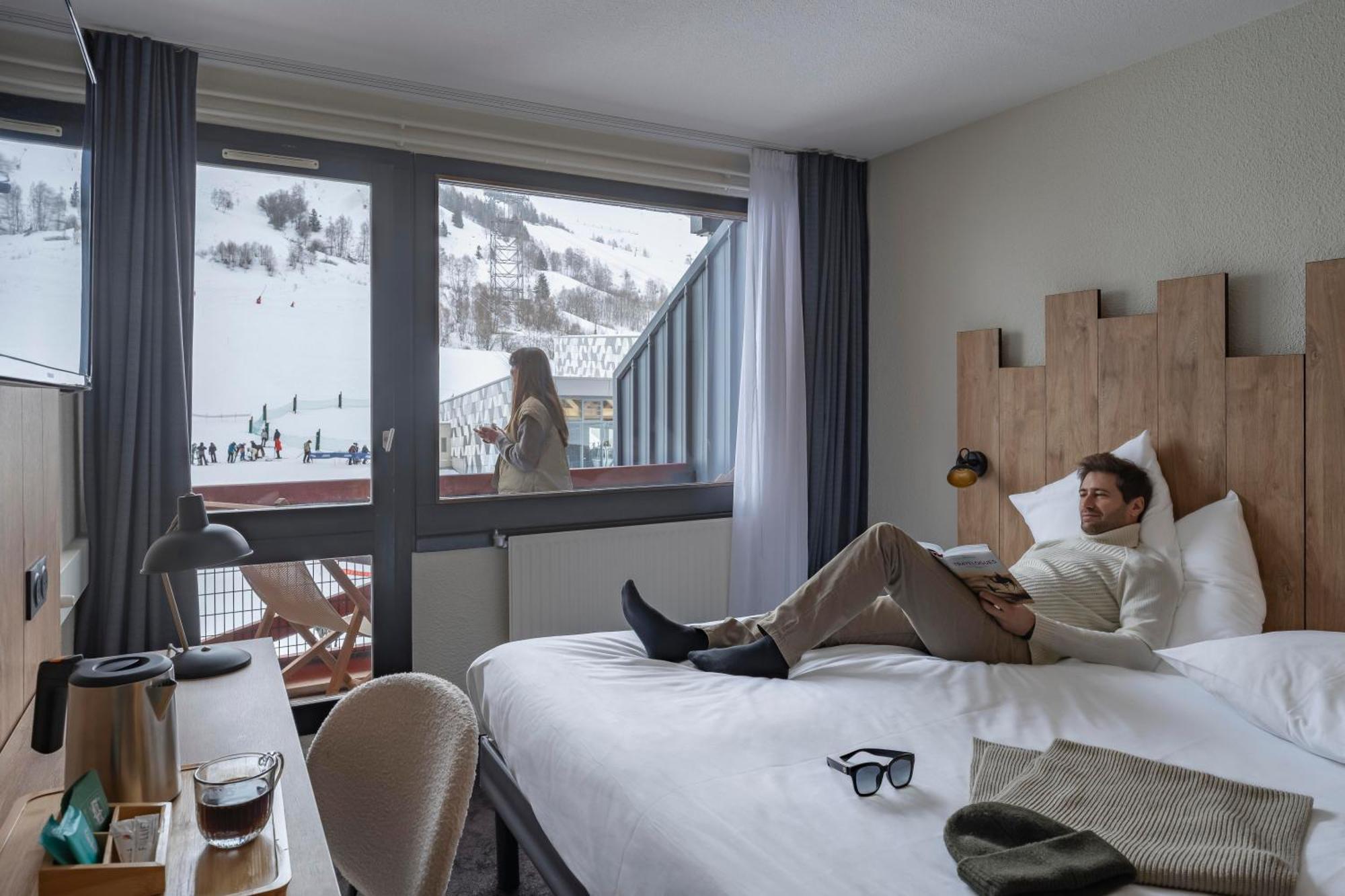 Belambra Hôtel Les 2 Alpes - L'Orée Des Pistes - Demi-Pension Les Deux Alpes Exterior foto